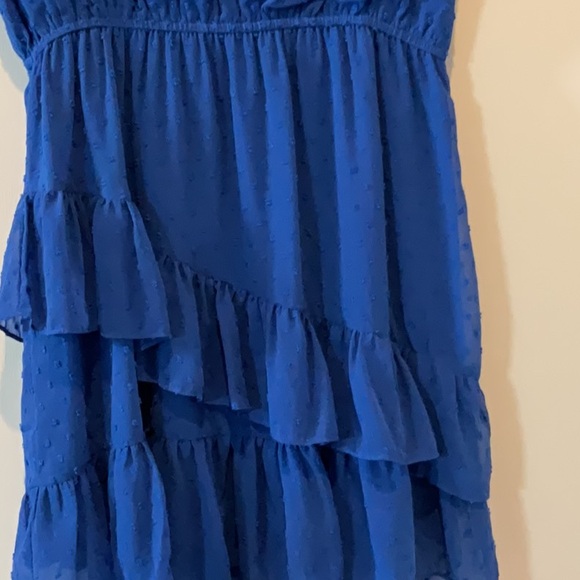 Blue Ruffled Dress - Picture 3 of 5